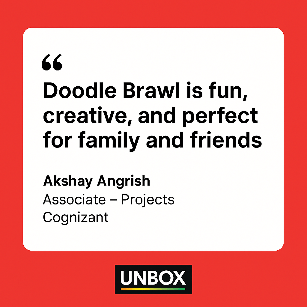 Doodle Brawl: The Fun and Creative Card Game Loved by Professionals and Families Alike - Unbox By Launchspace