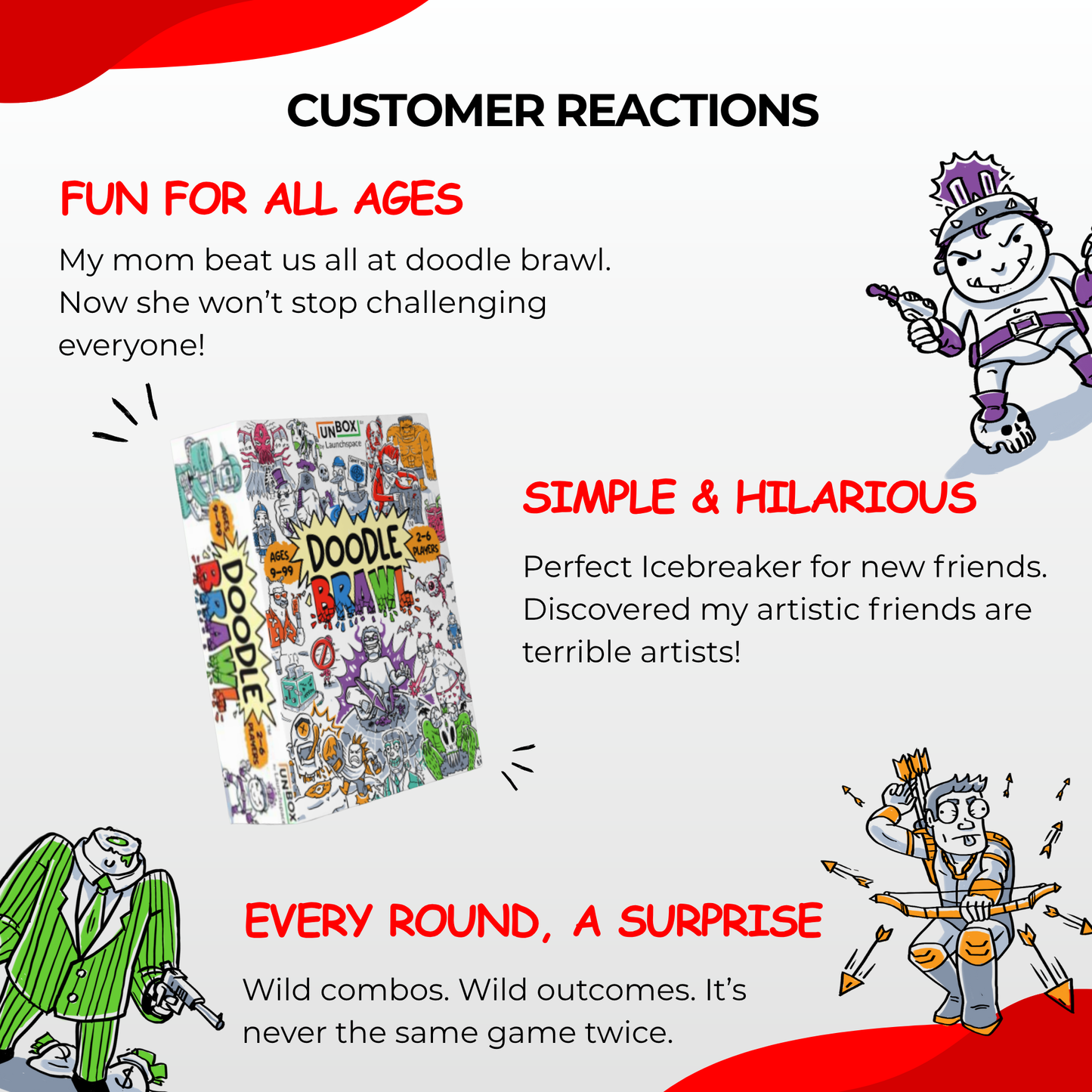 Doodle Brawl - Unleash Your Child’s Creative Strategist - Unbox By Launchspace