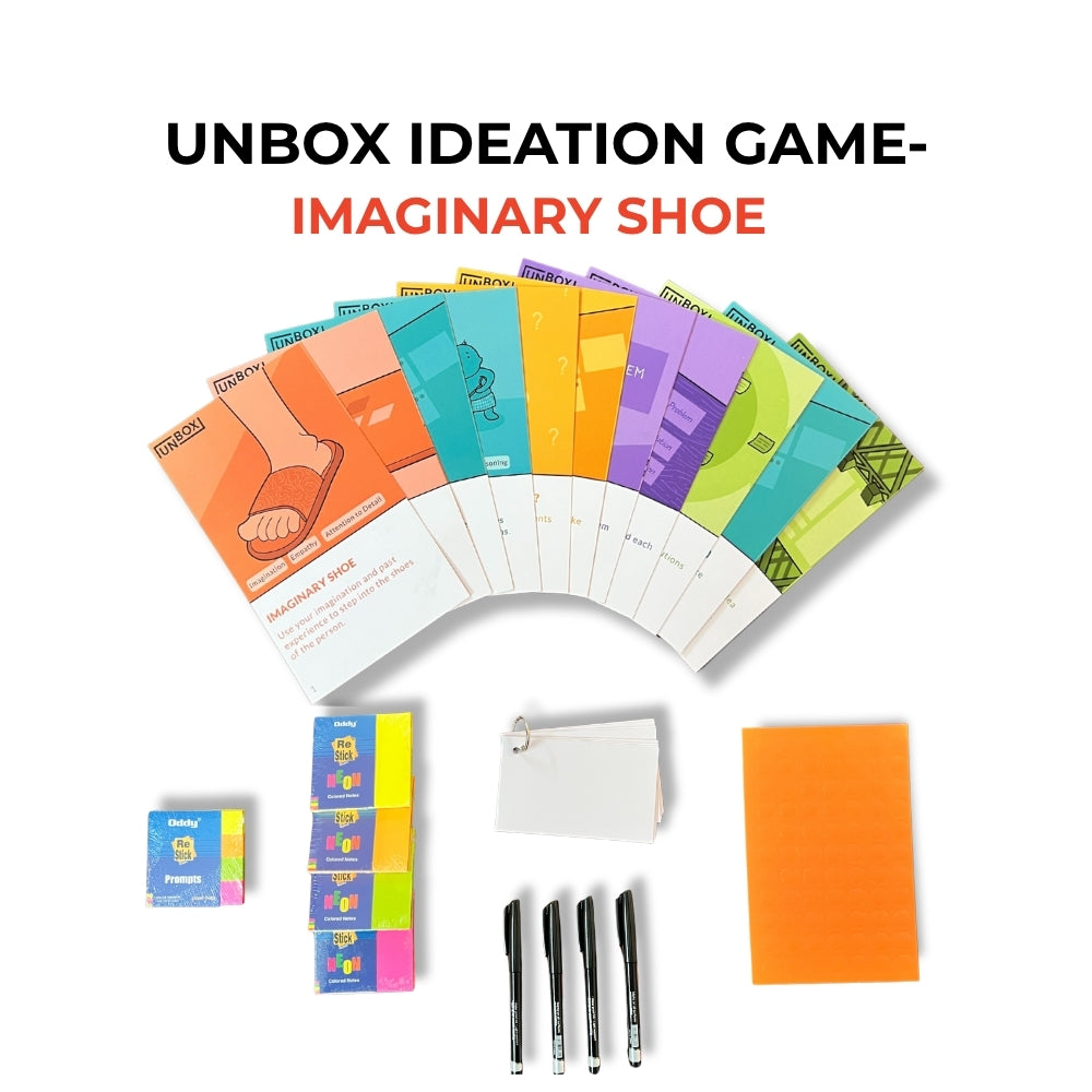 UNBOX Ideation Series: Imaginary Shoe | Empathy & Creativity Kit - Unbox By Launchspace